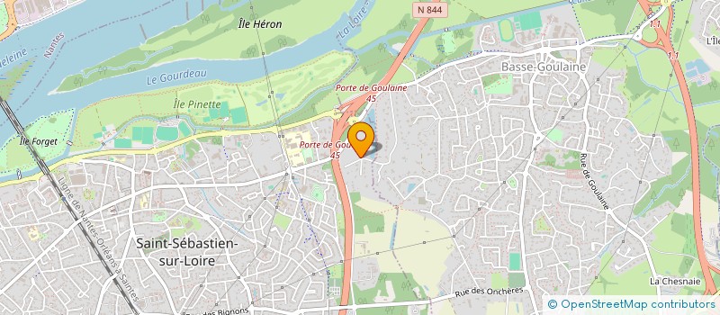 localisation de l'entreprise ACTIF OUEST  SAINT-SEBASTIEN-SUR-LOIRE