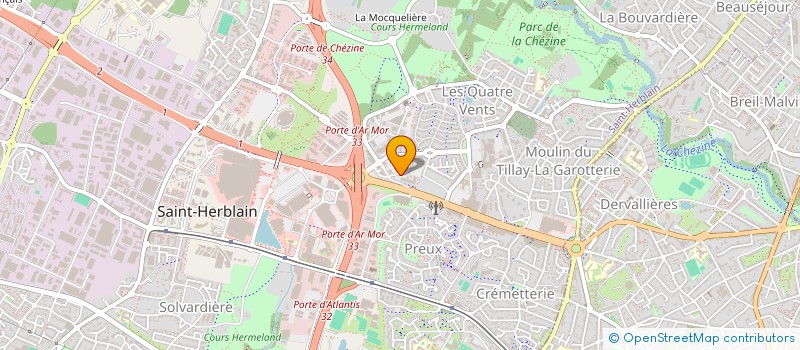 localisation de l'entreprise ACTIF OUEST à SAINT-HERBLAIN