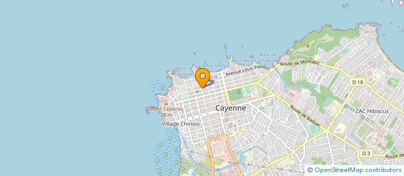 localisation de l'entreprise ACTIF PARTICIPATION à CAYENNE