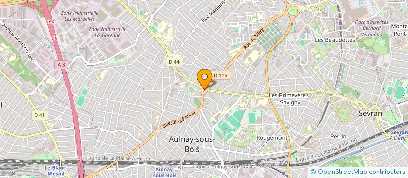 localisation de l'entreprise ACTIF PLUS à AULNAY-SOUS-BOIS