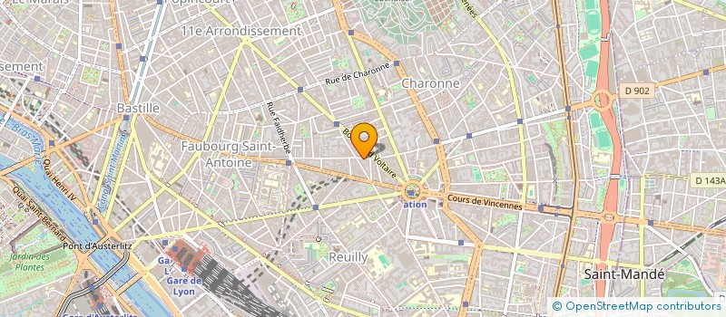 localisation de l'entreprise ACTIF PLUS  PARIS