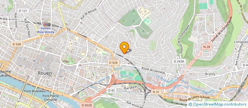 localisation de l'entreprise ACTIF PLUS  SOCIETE DE COURTAGE D'ASSURANCES à ROUEN