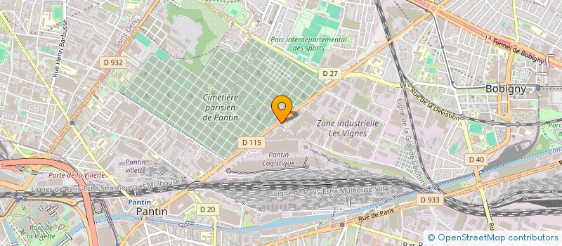 localisation de l'entreprise ACTIF PRODUCTIONS à BOBIGNY