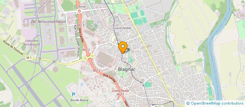 localisation de l'entreprise ACTIF PROTECTION à BLAGNAC