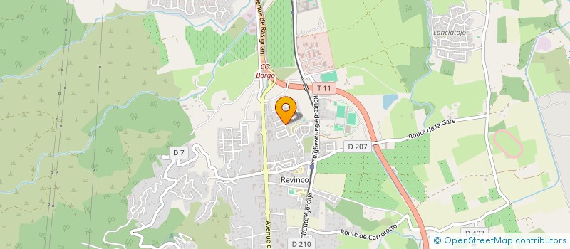 localisation de l'entreprise ACTIF PUB à BORGO