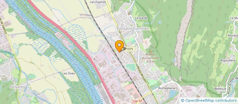 localisation de l'entreprise ACTIF'RESEAU  FONTANIL-CORNILLON