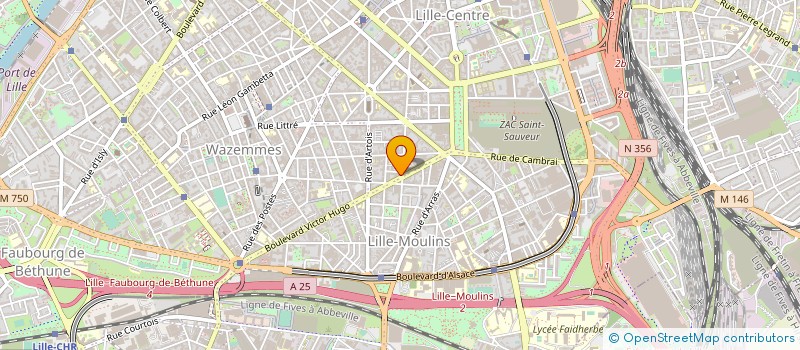 localisation de l'entreprise ACTIF SARL à LILLE