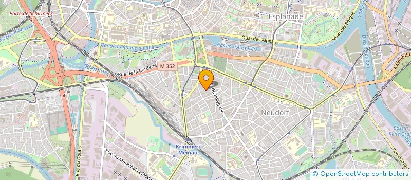 localisation de l'entreprise ACTIF SECURITE à STRASBOURG