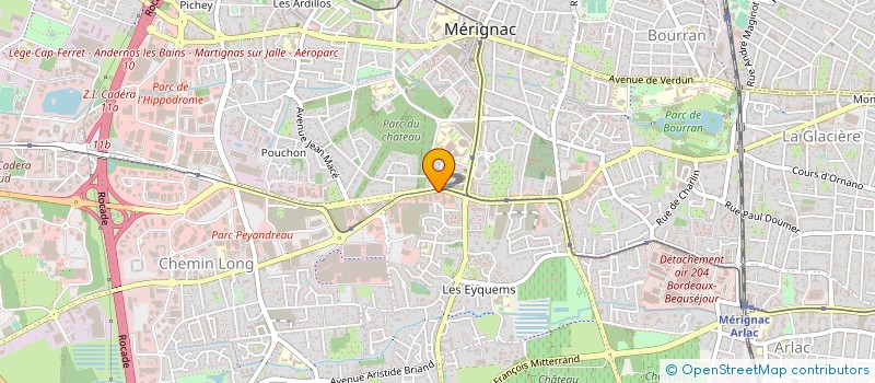 localisation de l'entreprise ACTIF SECURITE  MERIGNAC