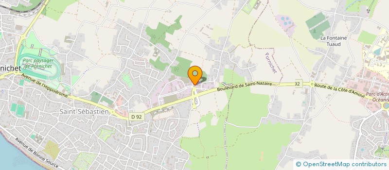 localisation de l'entreprise ACTIF SERVICE ET DEPANNAGE à PORNICHET