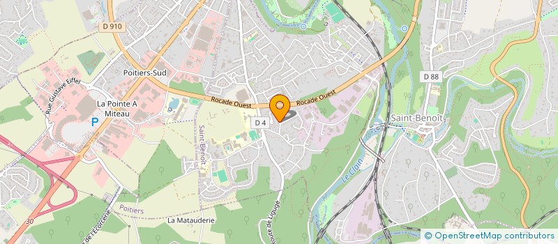 localisation de l'entreprise ACTIF SERVICES  SAINT-BENOIT