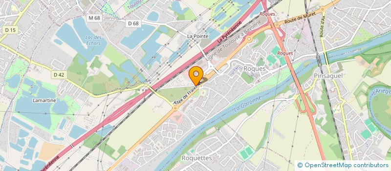localisation de l'entreprise ACTIF SERVICES EXPOS à ROQUES