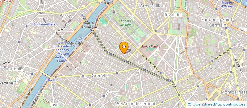localisation de l'entreprise ACTIF SUFFREN  PARIS