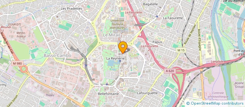localisation de l'entreprise ACTIF TAXI à TOULOUSE