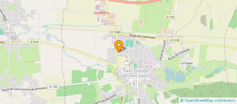 localisation de l'entreprise ACTIF TAXI MURINA  SAINT-ETIENNE-DE-SAINT-GEOIRS