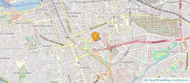 localisation de l'entreprise ACTIF TECHNOLOGIE à MARSEILLE