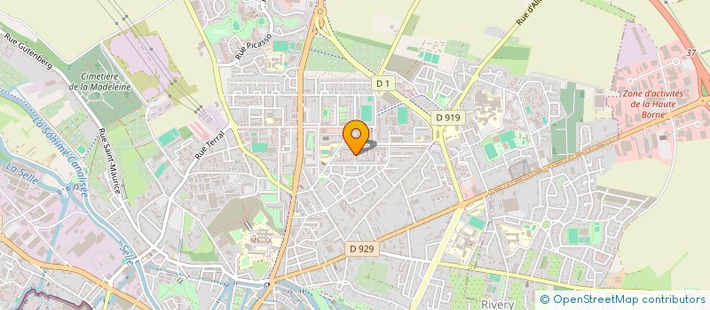 localisation de l'entreprise ACTIF TRANSPORT 80 à AMIENS