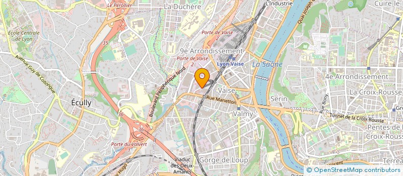 localisation de l'entreprise ACTIF TRANSPORT RAPIDOS à LYON