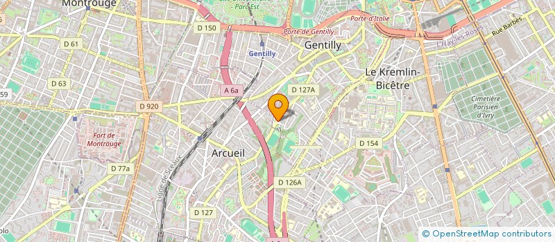 localisation de l'entreprise ACTIF TRANSPORTS EXPRESS SERVICES à GENTILLY