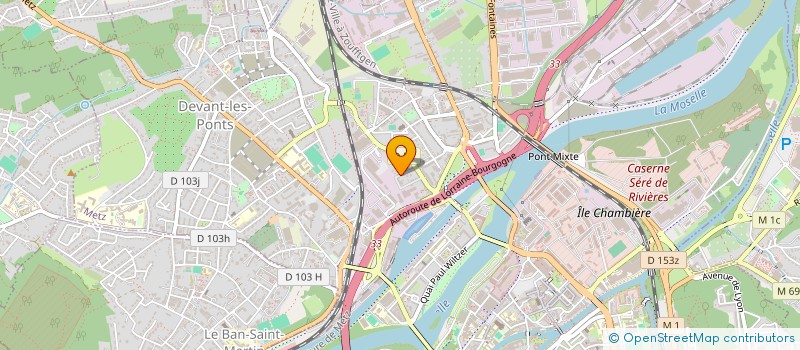 localisation de l'entreprise ACTIFBAT à METZ