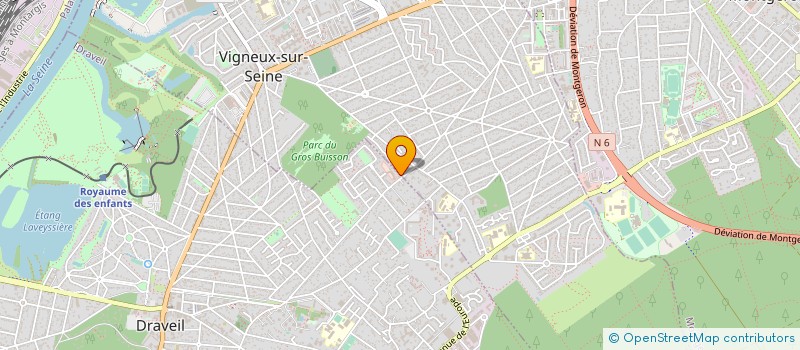 localisation de l'entreprise ACTIFELECTRIC à DRAVEIL