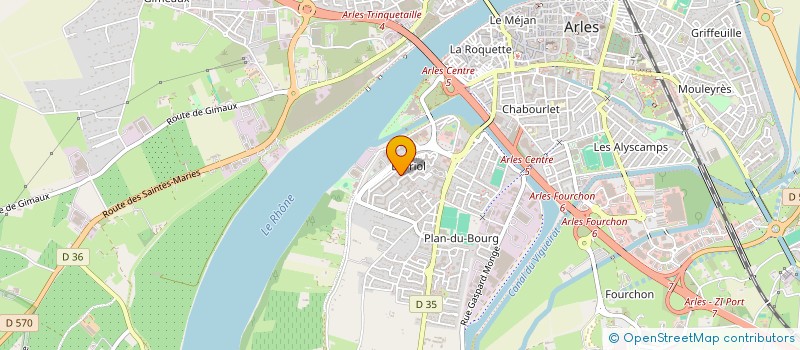 localisation de l'entreprise ACTIFEMMES à ARLES