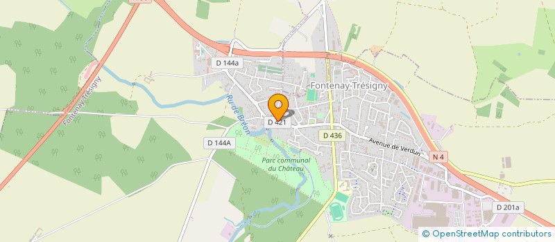 localisation de l'entreprise ACTIFIL  FONTENAY-TRESIGNY