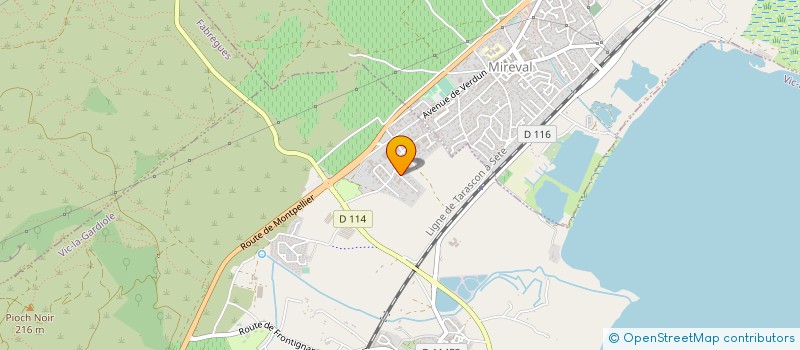 localisation de l'entreprise ACTIFIL SARL à VIC-LA-GARDIOLE