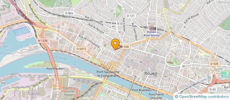 localisation de l'entreprise ACTIFIMM GUERNIER à ROUEN