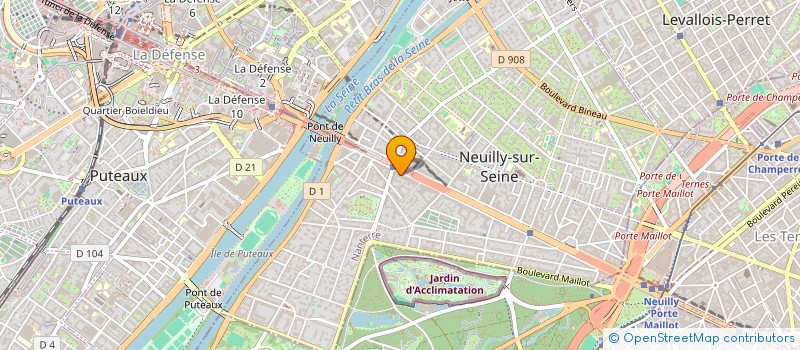localisation de l'entreprise ACTIFIMM PARTICIPATION à NEUILLY-SUR-SEINE
