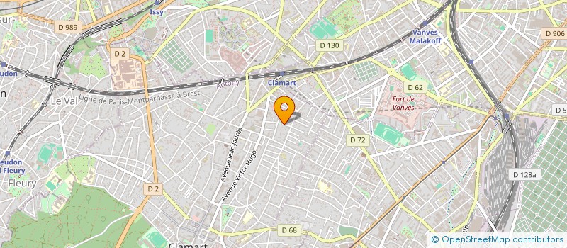 localisation de l'entreprise ACTIFIMMO CONSEIL à CLAMART