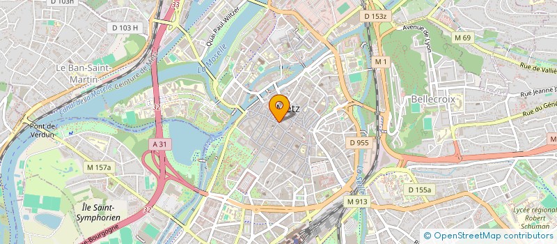 localisation de l'entreprise ACTIFINANCE à METZ