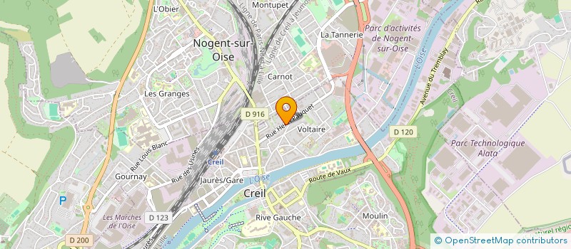 localisation de l'entreprise ACTIFITOUS  CREIL