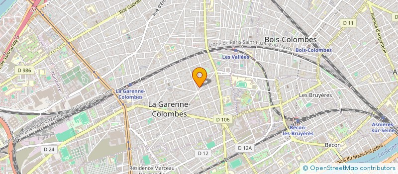 localisation de l'entreprise ACTIFLEAU à LA GARENNE-COLOMBES