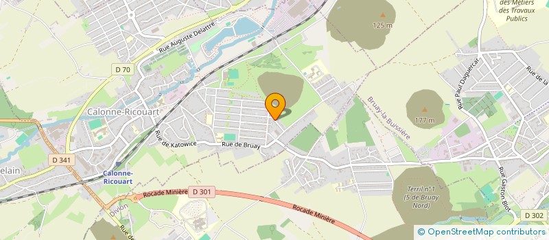 localisation de l'entreprise ACTIFRANCE  CALONNE-RICOUART