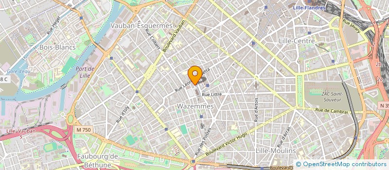 localisation de l'entreprise ACTIFS à LILLE
