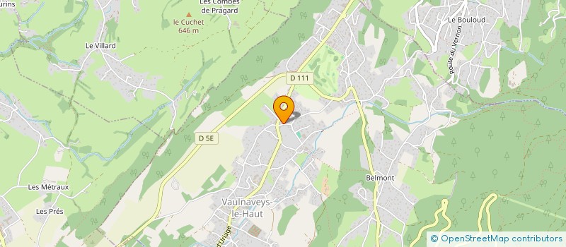 localisation de l'entreprise ACTIFS ASSISTANCE FORMATION SECURITE  VAULNAVEYS-LE-HAUT