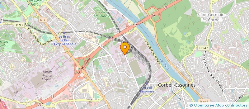 localisation de l'entreprise ACTIFS CONSULTANTS à CORBEIL-ESSONNES