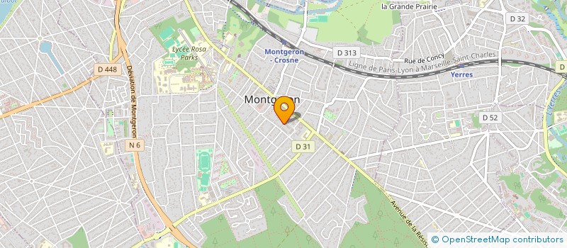 localisation de l'entreprise ACTIFS NETT à MONTGERON