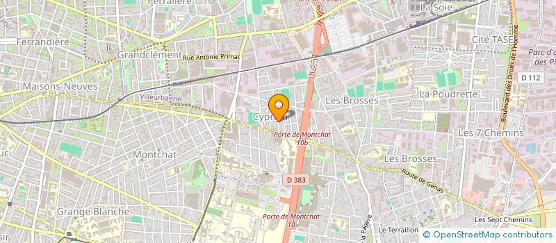 localisation de l'entreprise ACTIFS RESSOURCES NATURELS à VILLEURBANNE