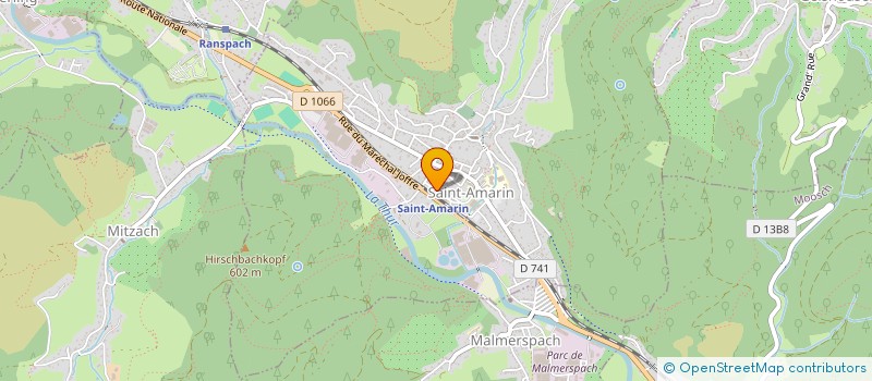 localisation de l'entreprise ACTIFS RETRAI CHOME AIDE EMPL SOLIDAIRES  SAINT-AMARIN