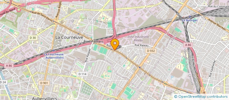 localisation de l'entreprise ACTIFS TRANSACTIONS à LA COURNEUVE