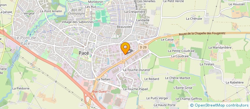 localisation de l'entreprise ACTIGEL à SAINT-GREGOIRE