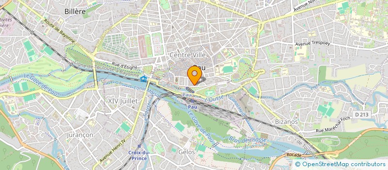 localisation de l'entreprise ACTIGEST 64 à PAU