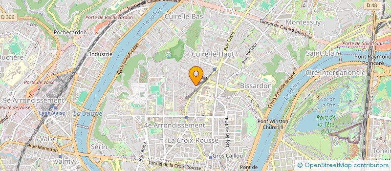 localisation de l'entreprise ACTIGREEN  CALUIRE-ET-CUIRE