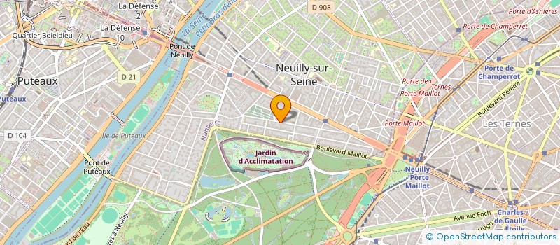 localisation de l'entreprise ACTIII à NEUILLY-SUR-SEINE