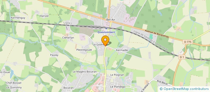 localisation de l'entreprise ACTIKAR PARTNERS à QUESTEMBERT