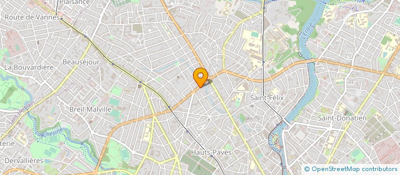 localisation de l'entreprise ACTILOGIE à NANTES
