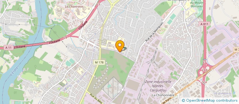 localisation de l'entreprise ACTIM  CARQUEFOU