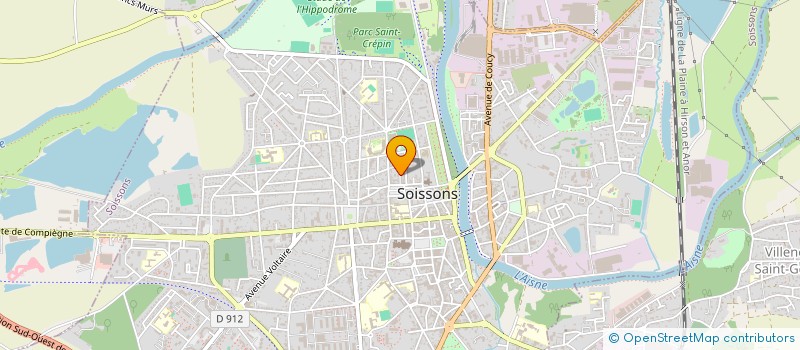 localisation de l'entreprise ACTIM SOISSONS à SOISSONS